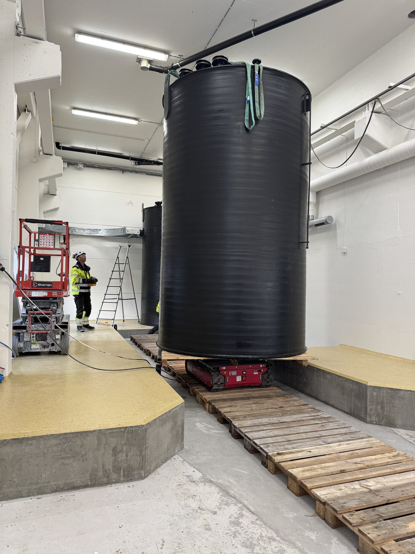 Montering av prosesstanker