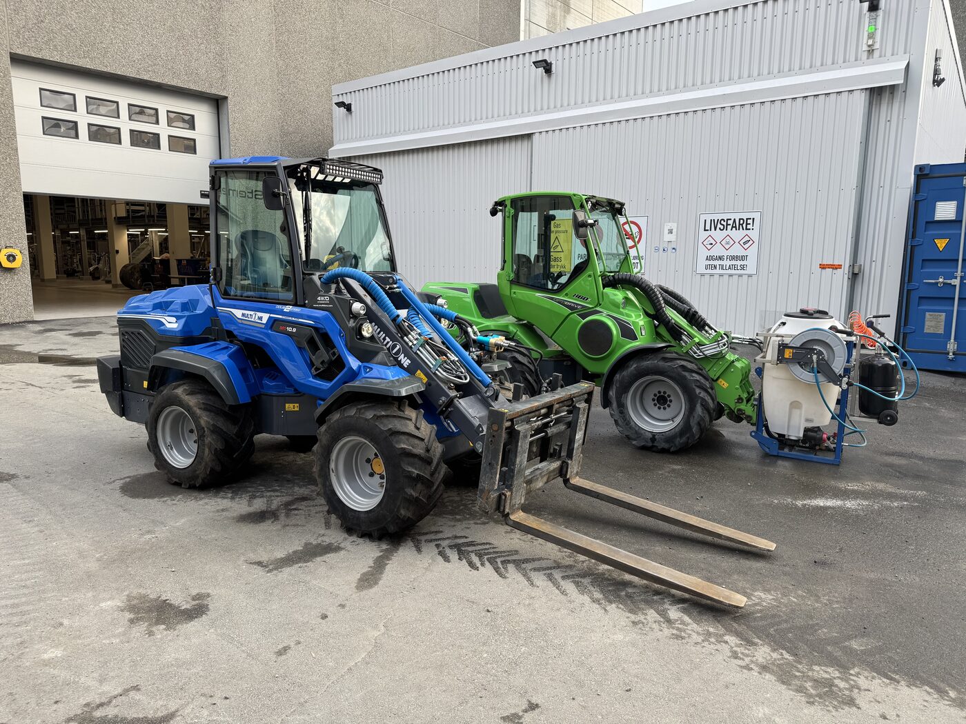 Multione og Avant hjullastere